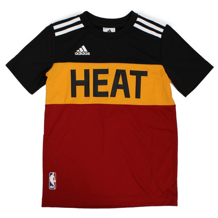 Adidas Camiseta Niño NBA Heat Winter Hoops (schwarz/gelb/Granat)