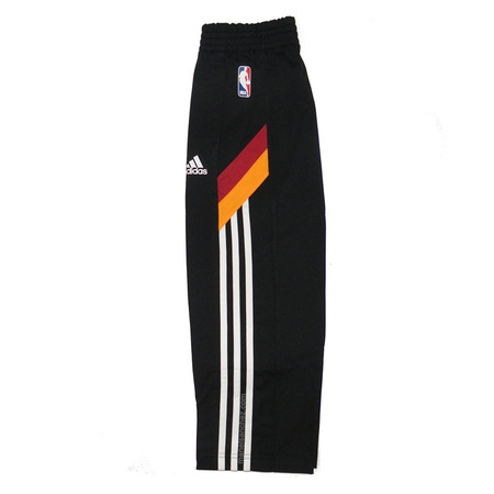 Adidas Young NBA Miami Winter Hoops Hose (schwarz/garnet/gelb)