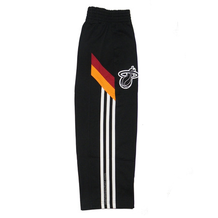 Adidas Young NBA Miami Winter Hoops Hose (schwarz/garnet/gelb)