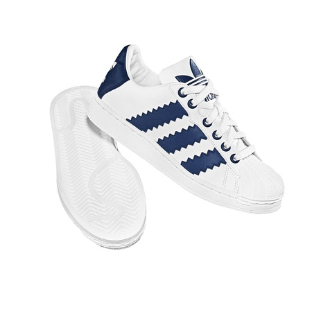 Adidas Ultrastar XL Kind (28-35) (Blanco/Marino)