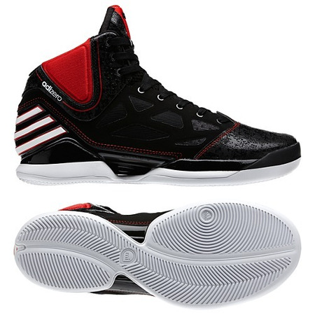 Adidas AdiZero Rose 2.5 (schwarz/weiß/rot)