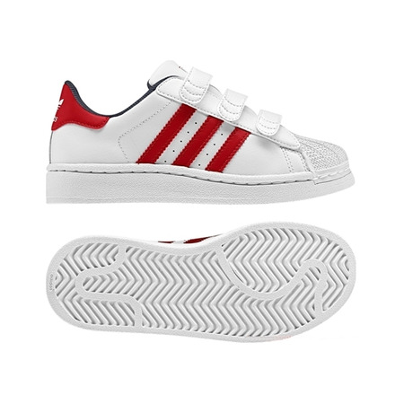 Adidas Superstar 2 CF Inf (weiß/rot)(20-27)