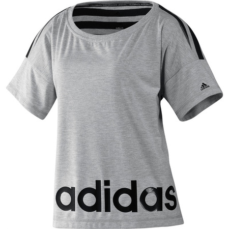 Adidas Reload Imagen Tee Damen (grau/schwarz)