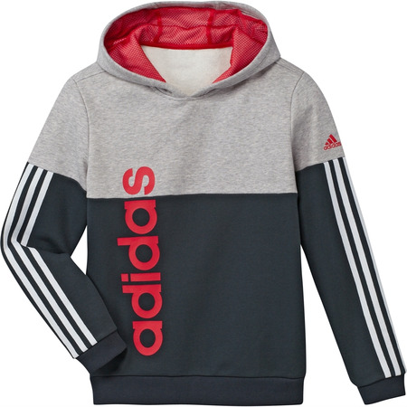 Adidas Recharged Logo Hoodie Kids (schwarz/grau)