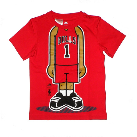 Adidas Tee GFX Graphic Bulls Rose No 1 (rot)