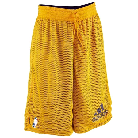 Adidas NBA Short Niño Lakers Reversible Smer R (purple/amarillo)