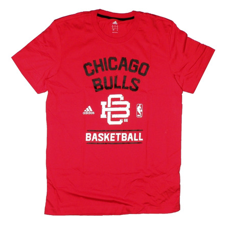 Adidas NBA Washed Chicago Bulls Tee (rot/schwarz/weiß)