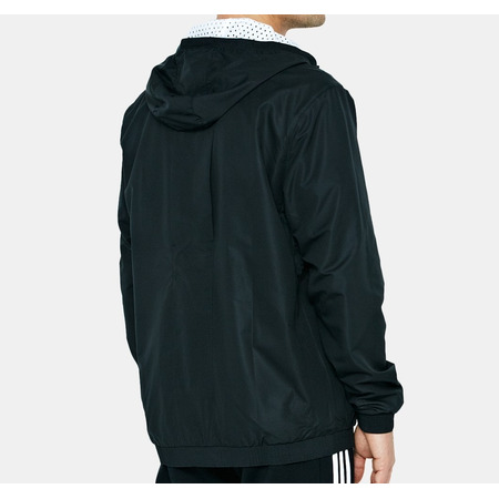 Adidas Essentials 3 Stripe WindBreaker Jacke (schwarz/weiß)