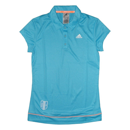 Adidas Mujer Galaxy Polo Padel (blau türkis/orange)