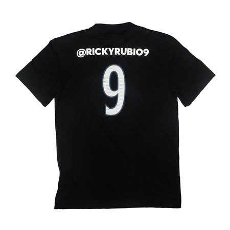 Adidas Ricky Rubio No 9 GFX Twitter Tee (schwarz/weiß)