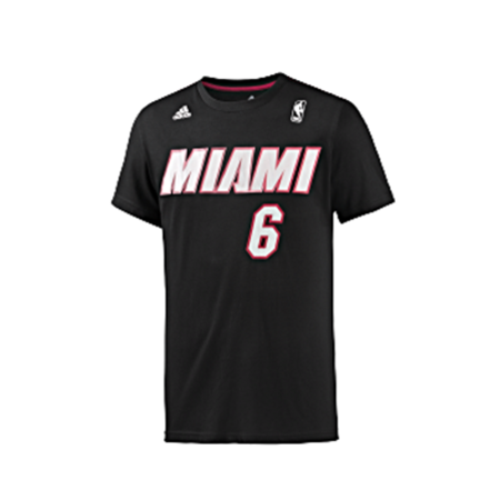 Adidas Lebron James No 6 GFX Twitter Tee (schwarz/weiß)