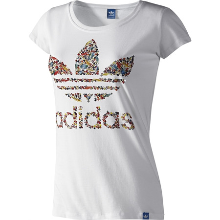 Adidas Precious Stones Trefoil Damen (weiß)