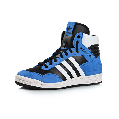 Adidas Pro Conferencia Hi Leder Schuhe Herren (schwarz/blau/weiß)