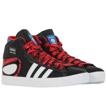 Adidas Basketprofi Spider Kids (negro/blanco/rojo)