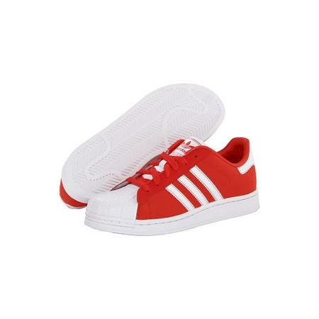 Adidas Superstar 2 J (36-40)(rot/weiß)