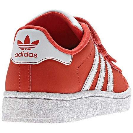 Adidas Superstar 2 CF C (28-35)(Coral orange/weiß)