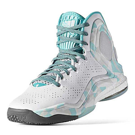 D. Rose 5 Boost "Ice Frost" (weiß/türkis/schwarz/gris)