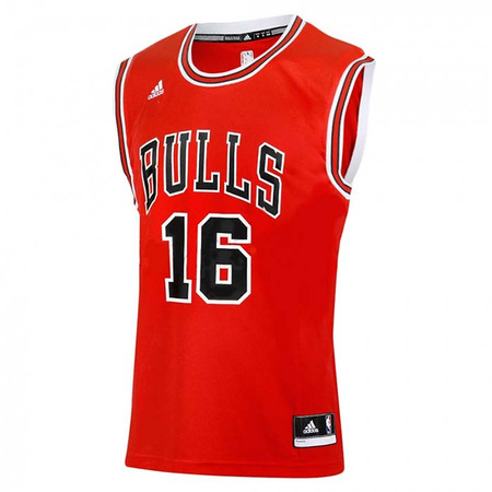 Adidas T-Shirt Réplica Gasol Bulls (rot/weiß/schwarz)