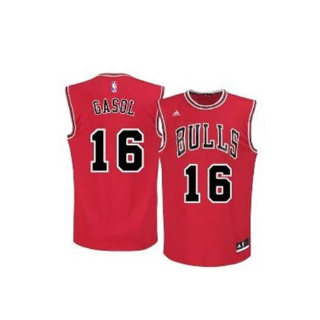 Adidas T-Shirt Réplica Gasol Bulls (rot/weiß/schwarz)