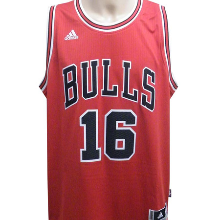 Adidas Camiseta Swingman Pau Gasol Bulls (rojo/negro)