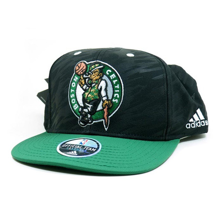 Adidas Gorra Flatbrim Boston Celtics Bordada (schwarz/grün/weiß)