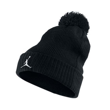 Jordan Pom Beanie (010/schwarz/weiß)