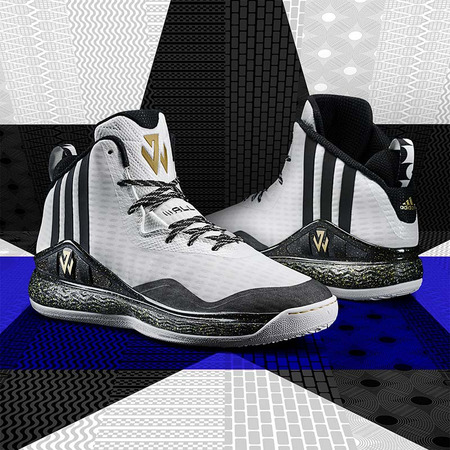 Adidas John Wall 1 "NYC All Star Edition" (blanco/negro/oro)