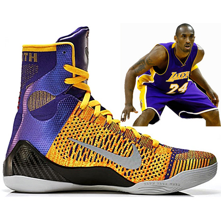 Kobe 9 Elite "Team" (500/purple/laser orange/wolfgrau)