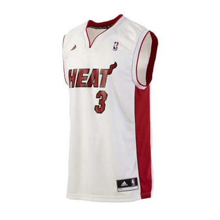 Adidas Camiseta Réplica Wade Miami Heat (weiß/rot/schwarz)