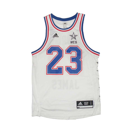 Lebron All Star T-Shirt Dieses NYC 15 (weiß/blau)