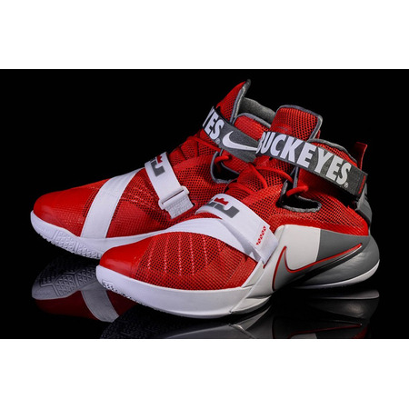 Lebron Soldier IX Premium "Ohio State" (601/red/silber/wite)