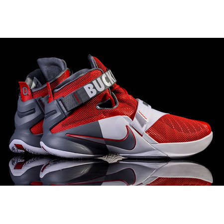 Lebron Soldier IX Premium "Ohio State" (601/red/silber/wite)