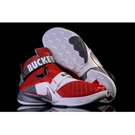 Lebron Soldier IX Premium "Ohio State" (601/red/silber/wite)