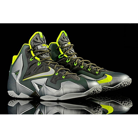 Lebron XI "Dukman" (300/verde/gris/lima)