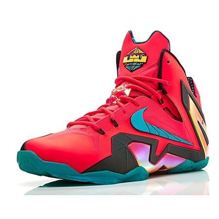 Lebron XI Elite "Superhero" (600/lasercrimson/turbogreen/black)