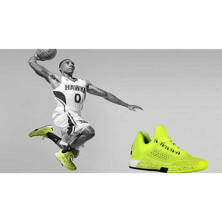 Adidas Crazy Light Boost 2015 Primeknit Low "Jeff Teague Volt" (volt/blanco/negro)