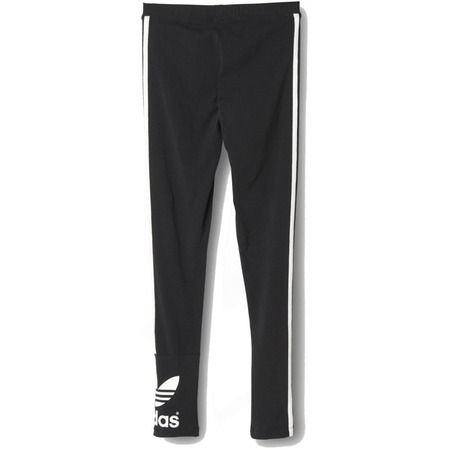 Adidas Original Leggins Trefoil (negro/blanco)