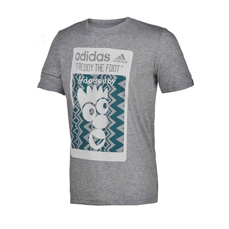 Adidas Camiseta Freddy Foot (gris/verde)