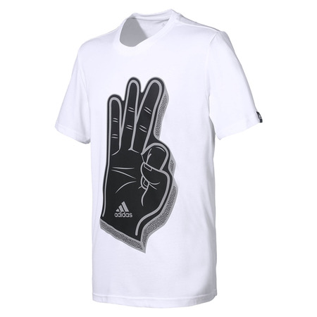 Adidas Camiseta 3 Finger (weiß)