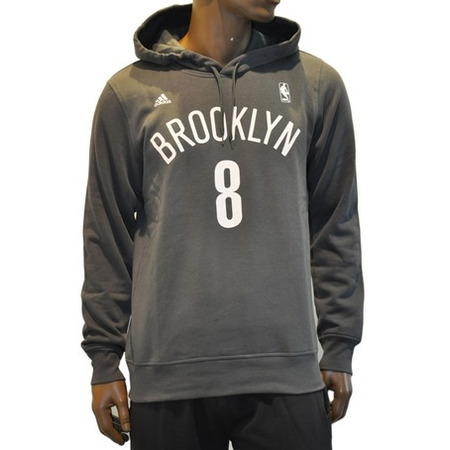 Adidas Sudadera NBA Spielzeit Spieler Brooklyn Williams No 8 (plomo/blanco)