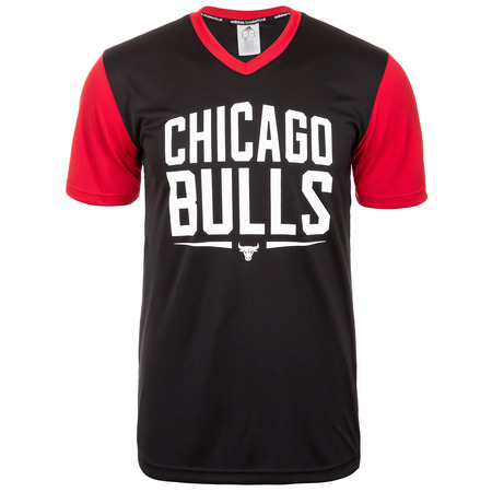 Adidas Camiseta NBA Chicago Bulls Summer Run (schwarz/rot)