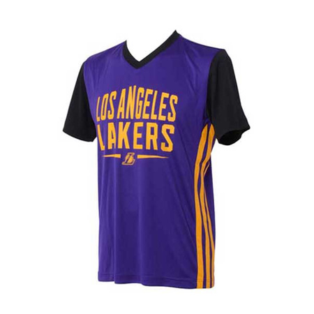 Adidas Camiseta NBA Los Angeles Lakers Summer Run (Kauf/Schwarz/gelb)