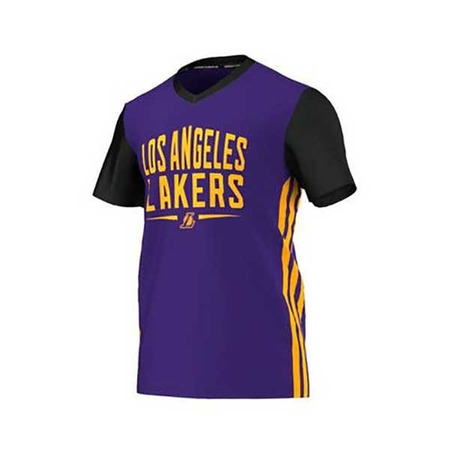 Adidas Camiseta NBA Los Angeles Lakers Summer Run (Kauf/Schwarz/gelb)