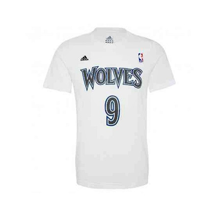 Adidas Camiseta NBA Spielzeit Rubio No 9 (weiß)