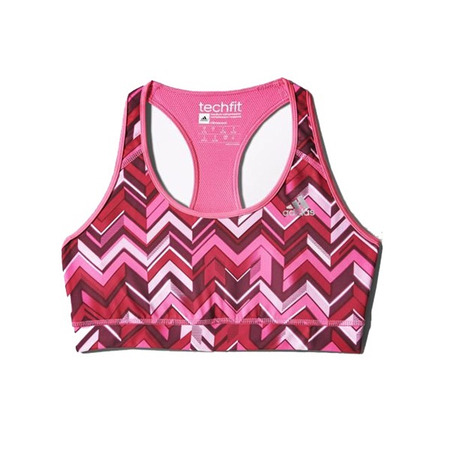 Adidas Allover Print Techfit Chevron (rosa)