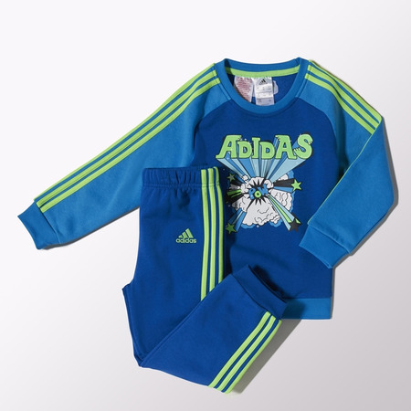 Adidas Chandal Bebé Fun (azul/lima)