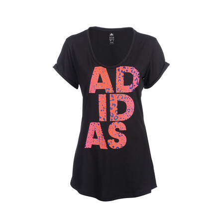 Adidas Camiseta Wild Lineage (schwarz/orange/fucsia)