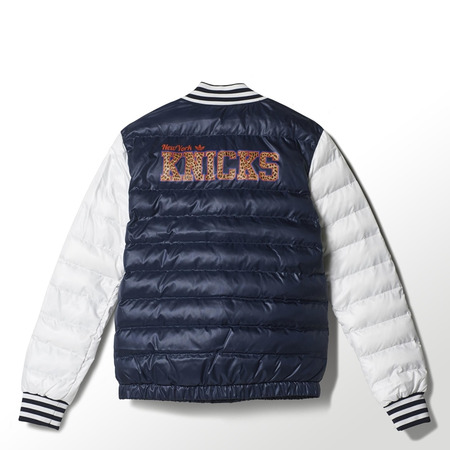 Original Knicks Varsity Damen Jacke (blaue Tinte/Weiß)