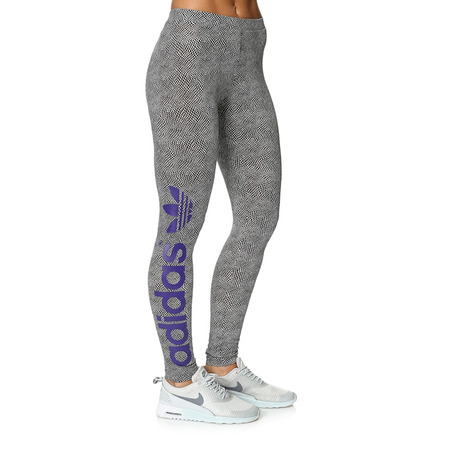 Adidas Original NBA Leggings Mujer Lakers (gris/pura)