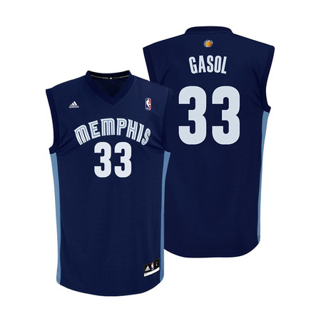 Adidas Camiseta Replica Marc Gasol Grizzlies (blau)